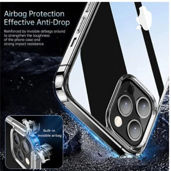 New Crystal Clear Case iPhone 12 Pro Max - Picture 3 of 12